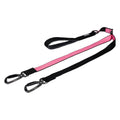 Dual Leash in de kleurstelling Black/Pink