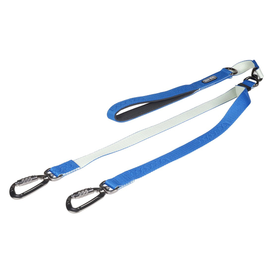 Dual Leash in de kleurstelling Cream/Blue