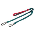 Dual Leash in de kleurstelling Green