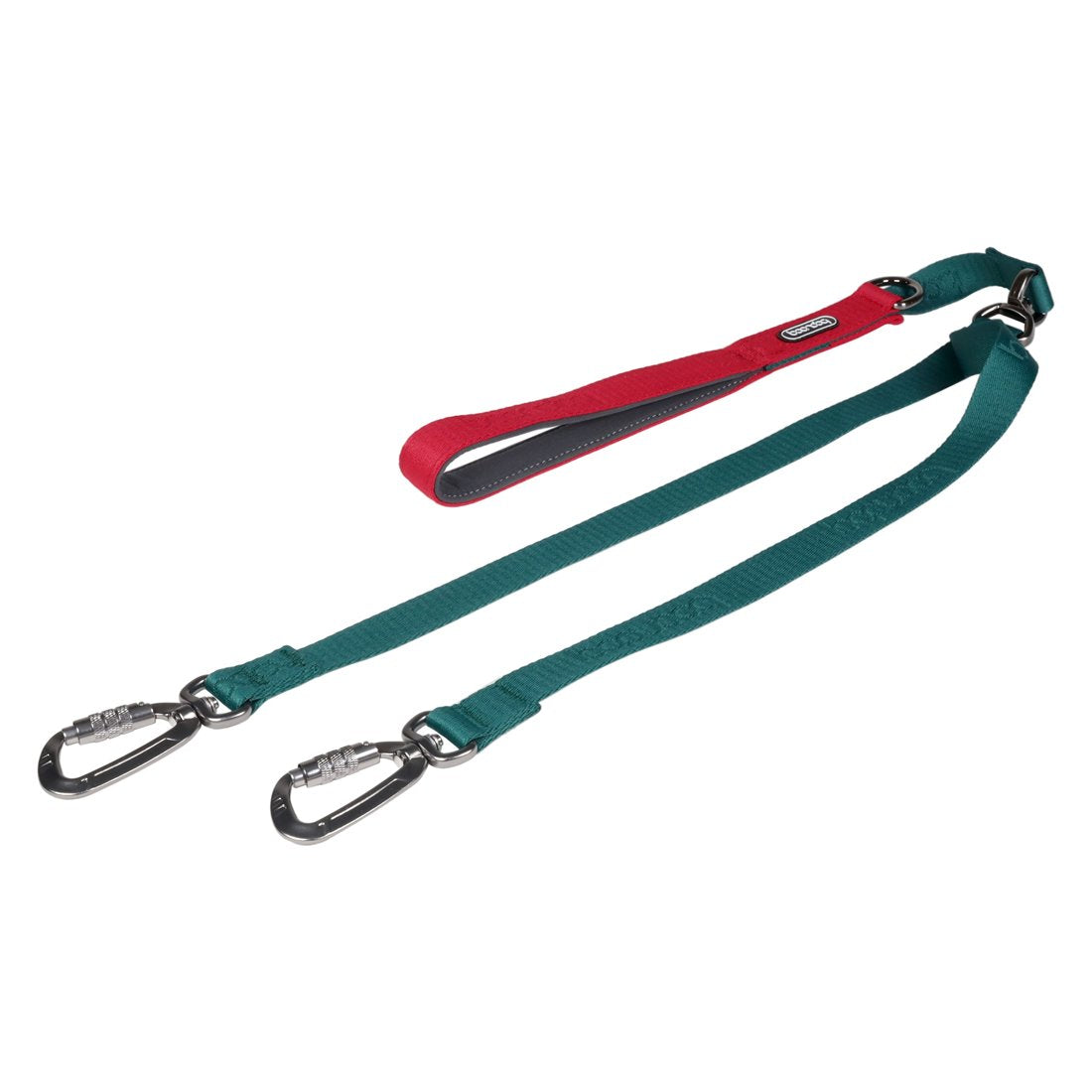 Dual Leash in de kleurstelling Green