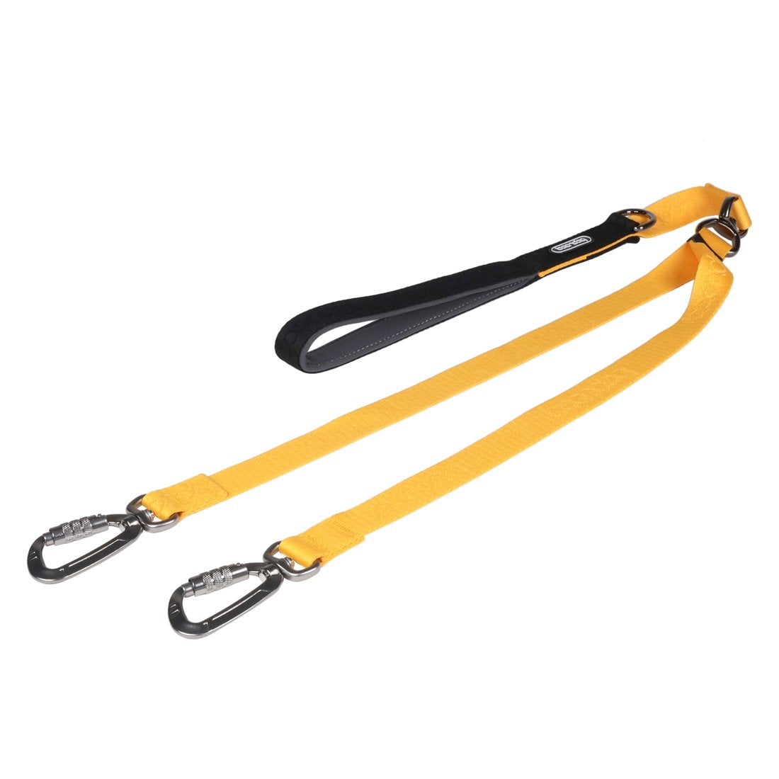 Dual Leash in de kleurstelling Yellow