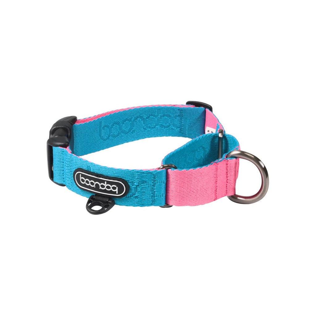 Martingale Collar in kleurstelling Aqua/Pink