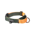 Martingale Collar in de kleurstelling Khaki/Orange
