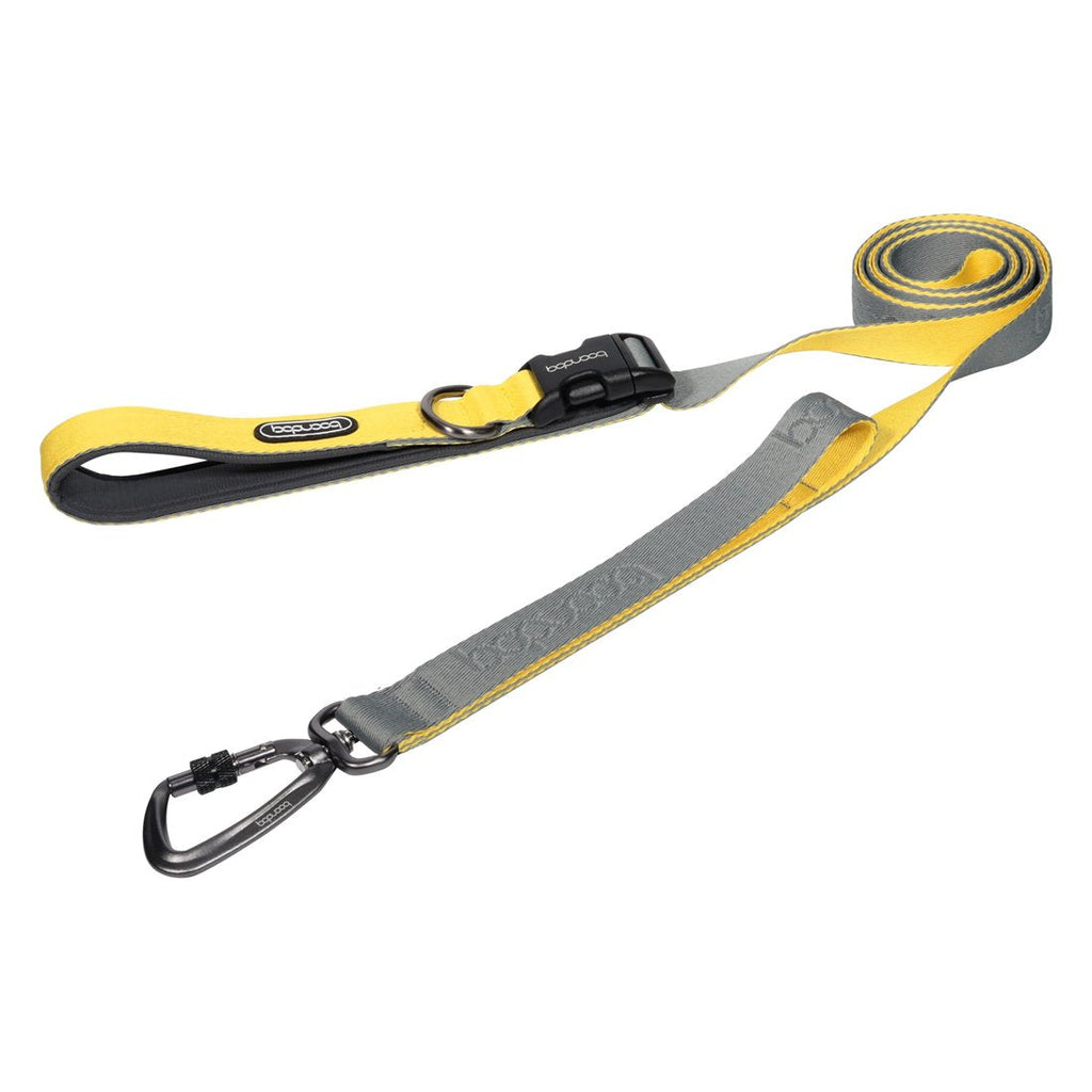 Play Leash 2,0 m in de kleurstelling Gray/Lemon