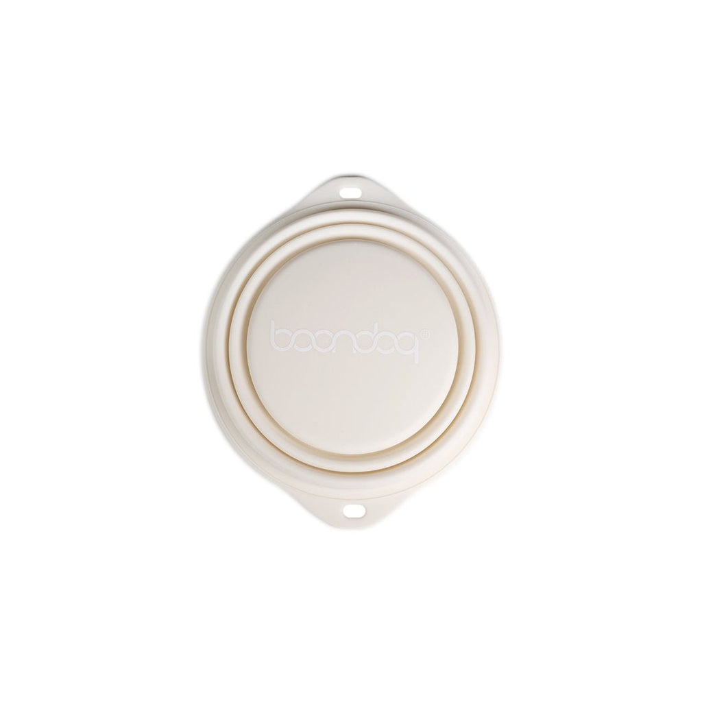 Silicone Water Bowl in de kleurstelling Ivory