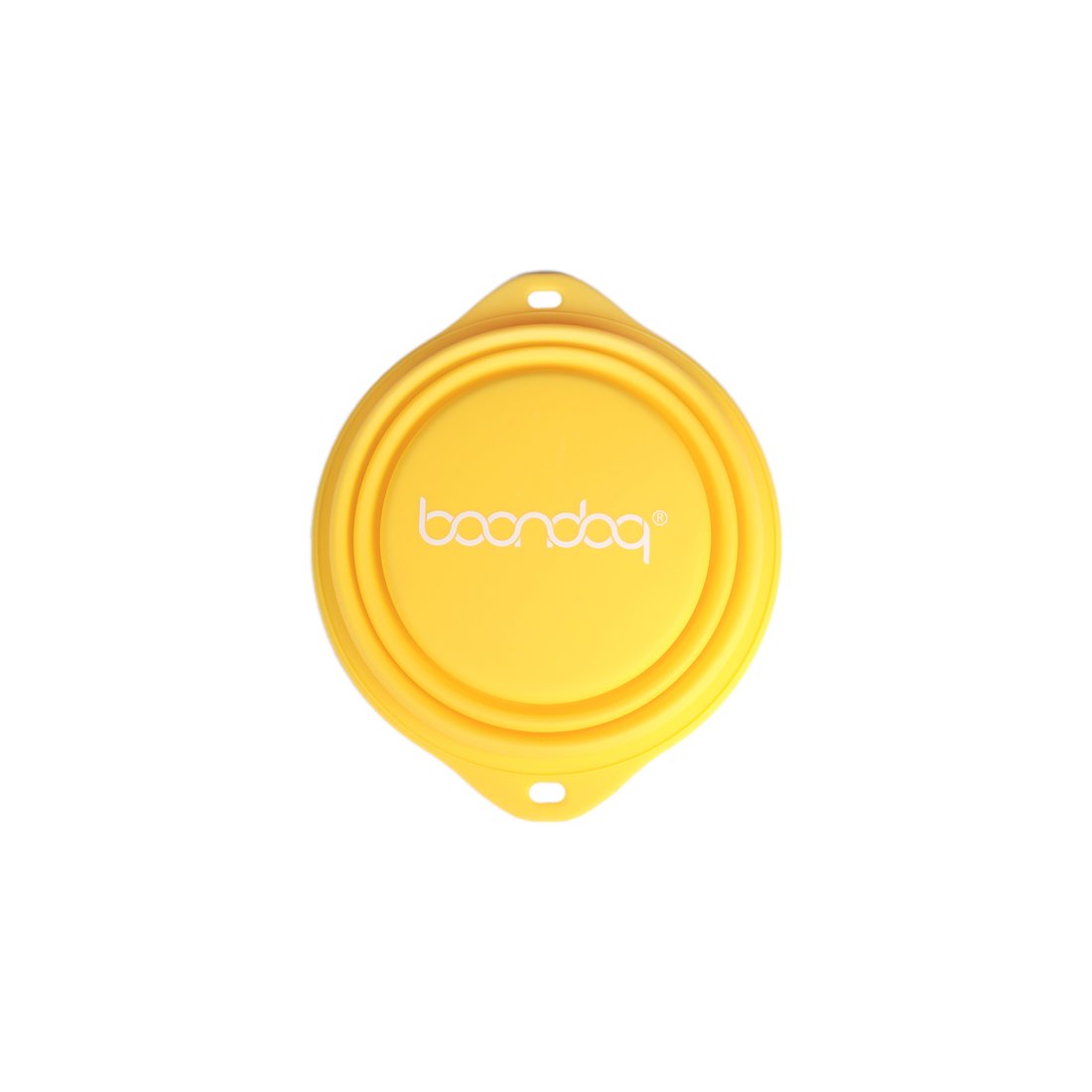 Silicone Water Bowl in de kleurstelling Yellow